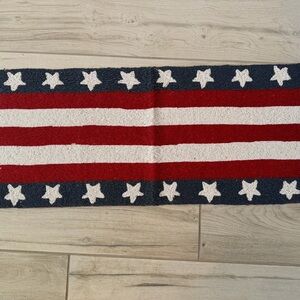 Patriotic Star Stripe Runner - Red White Blue